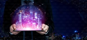 Future of Database Management in 2025 showing AI, cloud, NoSQL, edge computing, and enhanced security trends